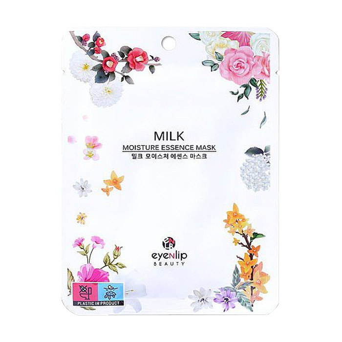 Тканинна молочна маска для обличчя Eyenlip Moisture Essence Mask Milk, 25 мл